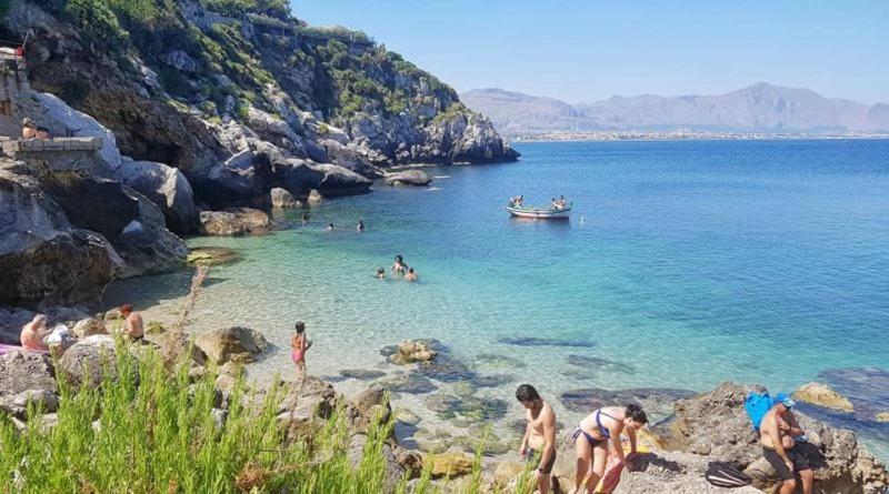 Ferienwohnung Aspra Al Delfino Blu Bagheria Exterior foto