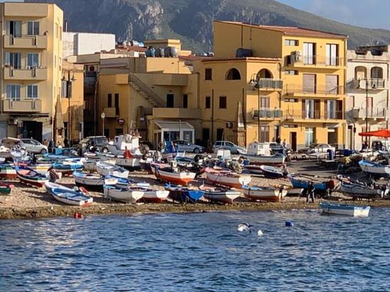 Ferienwohnung Aspra Al Delfino Blu Bagheria Exterior foto
